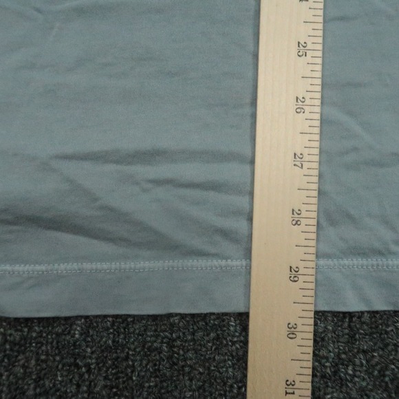 James Perse Shirt Men Large 3 Blue Sueded Jersey Polo Short Sleeve Lightweight - Picture 7 of 10